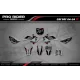 Kit Adesivos moto KIT ADESIVOS Motocross HONDA PowerCore GREY