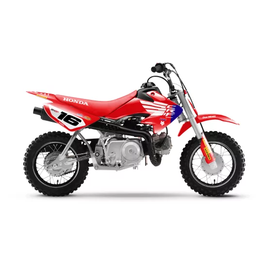 Kit Adesivos moto KIT ADESIVOS MINI Motocross HONDA | HRC RED WINGS