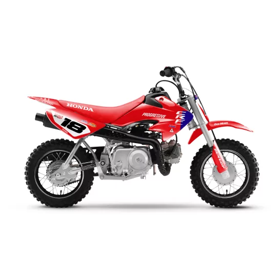 Kit Adesivos moto KIT ADESIVOS MINI Motocross HONDA HRC SMX Team PROGRESSIVE | RED