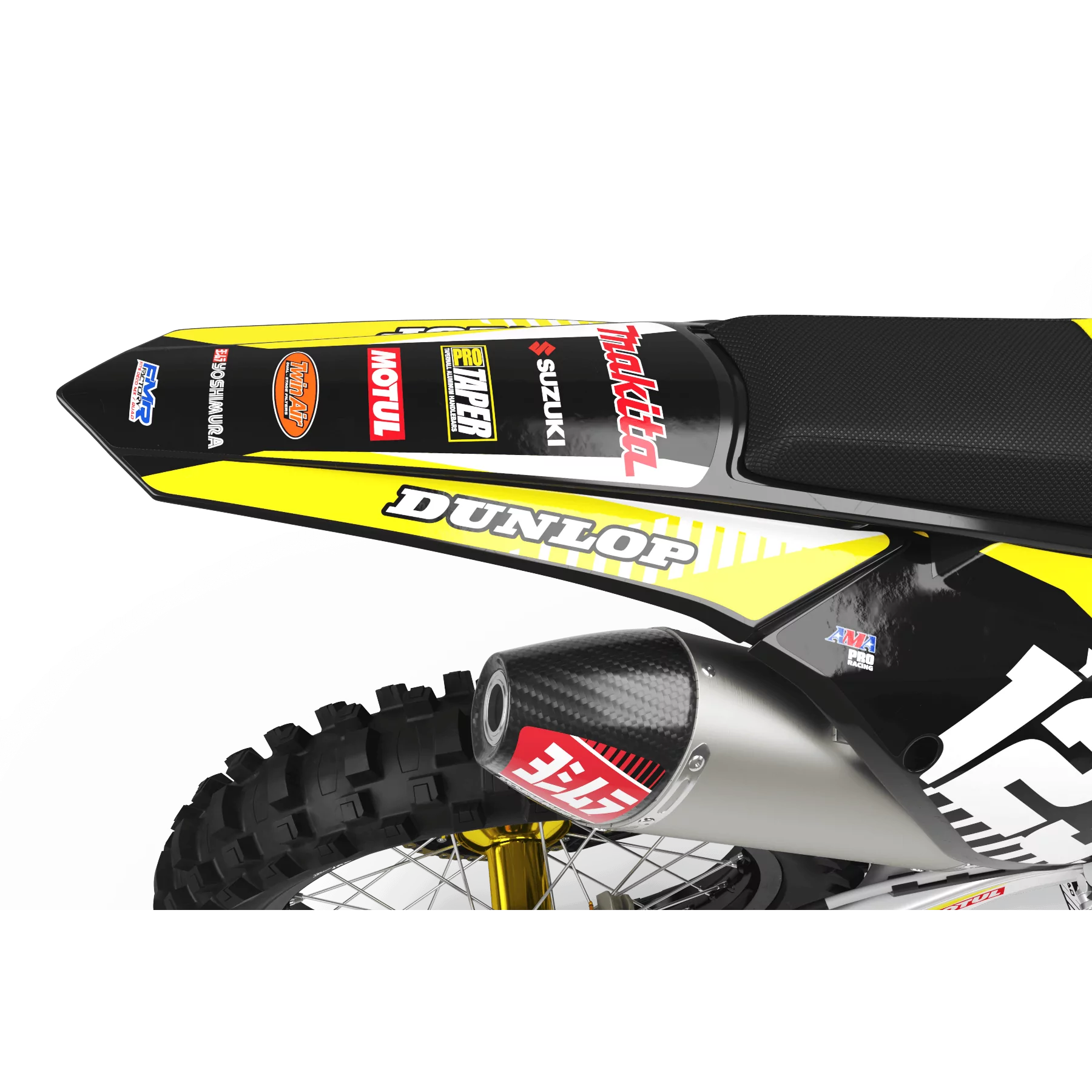 Kit adesivos moto KIT ADESIVOS Motocross suzuki MAKITA a baixo preço(ref:prda12c)