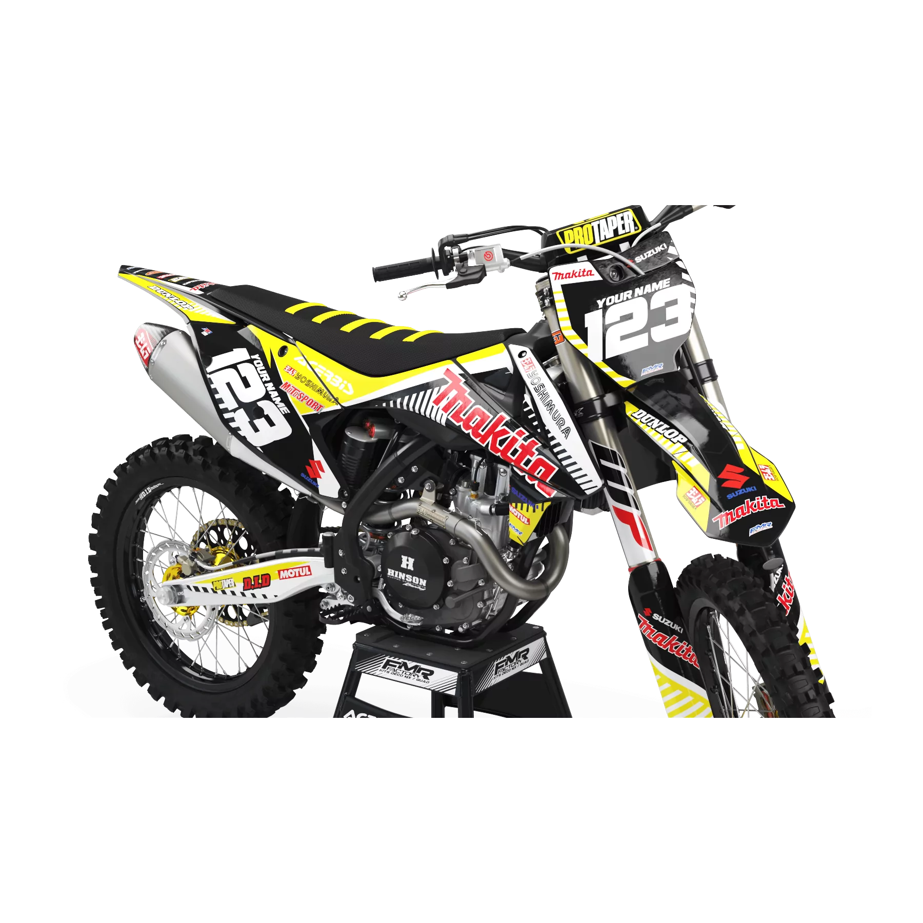 GRAFICHE moto Grafiche Motocross suzuki MAKITA a basso prezzo (ref:prda12c)
