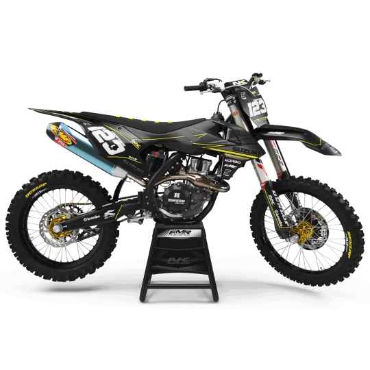 Kit adesivos moto KIT ADESIVOS Motocross SUZUKI FACTORY NEKEN BLACK MATE (ref:prda31d)