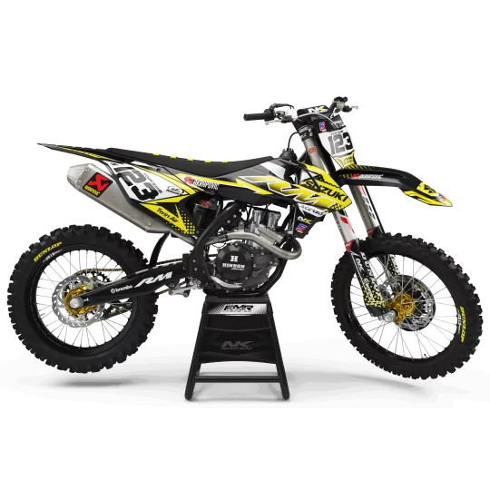 GRAPHICS moto Graphics Motocross suzuki FACTORY ENERGY yellow (ref:prda33d)