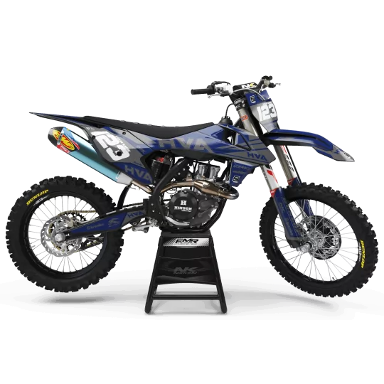 Grafiche moto Grafiche Motocross Husqvarna FACTORY NEKEN grigio|blu (ref:prda32i)