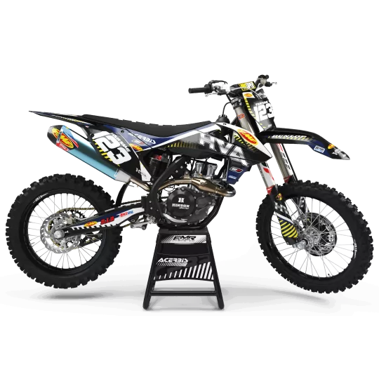 Kit adesivos moto KIT ADESIVOS MOTOCROSS Husqvarna FMF (ref:prda12i)