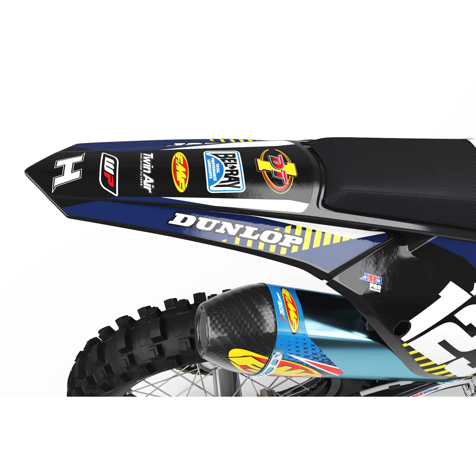 Kit adhesivos moto KIT ADHESIVOS MOTOCROSS Husqvarna FMF (ref:prda12i)