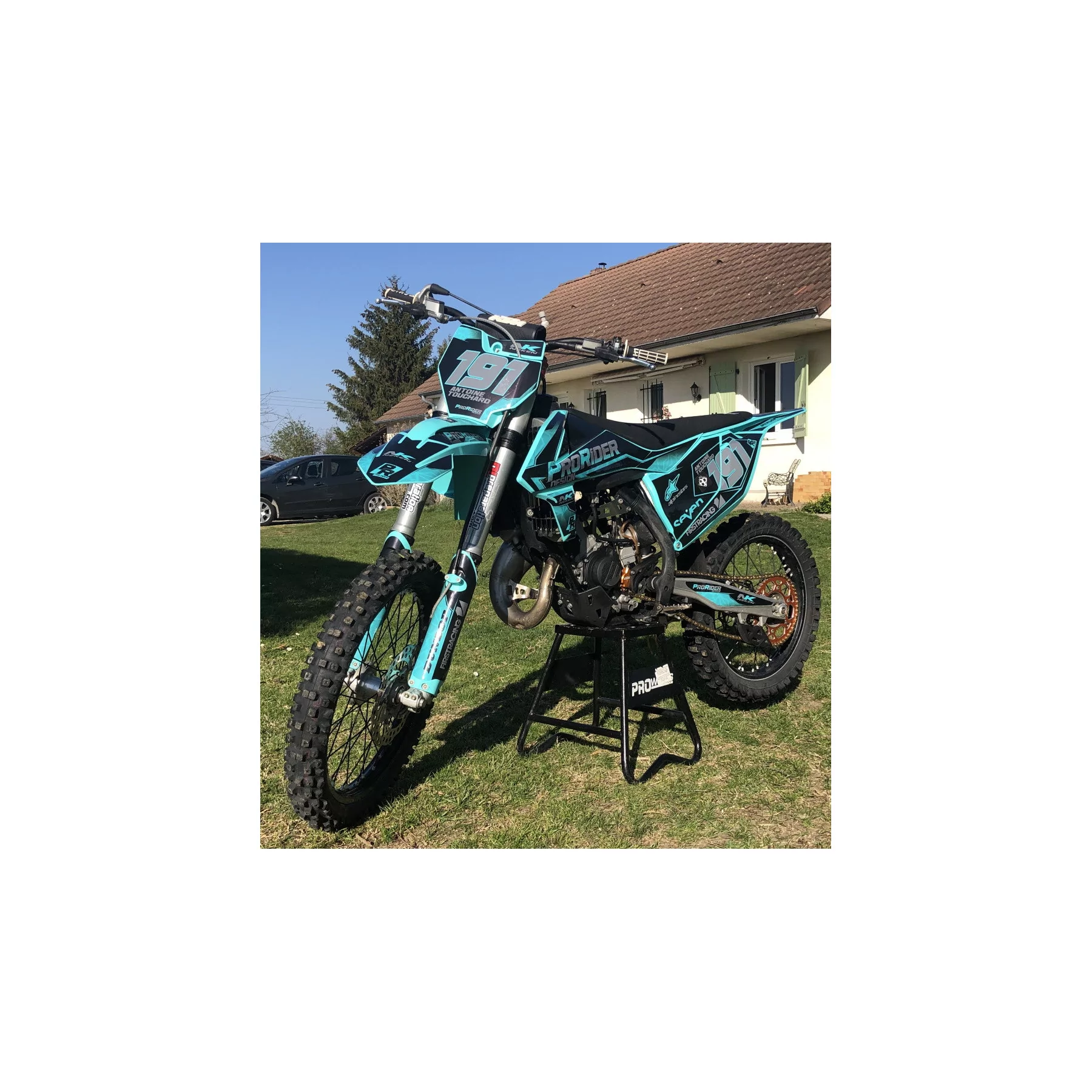 Stickerset moto Stickerset Motocross pro rider design (ref:prda34x)