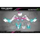 Moto stickerset STICKERSET Motocross PERSO UNIT WHITE