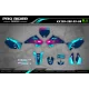 Kit déco moto KIT DECO Motocross PERSO UNIT NAVY