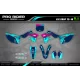 Kit déco moto KIT DECO Motocross PERSO UNIT NAVY