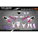 Kit adesivos moto Kit adesivos personalizável - RAINBOW PURPLE