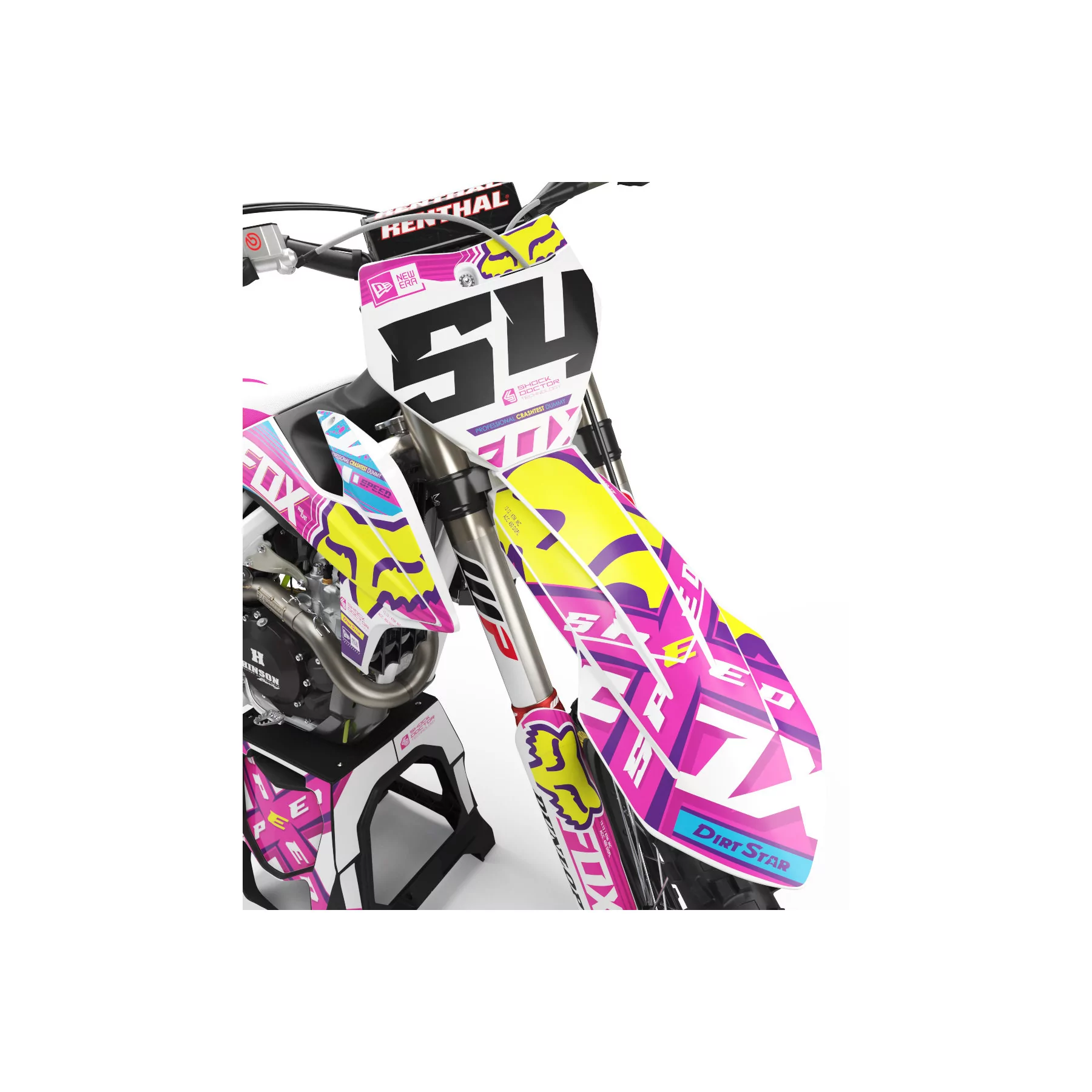 Kit adesivos moto KIT ADESIVOS Motocross perso FOX ALTITUDE LEVEL 2
