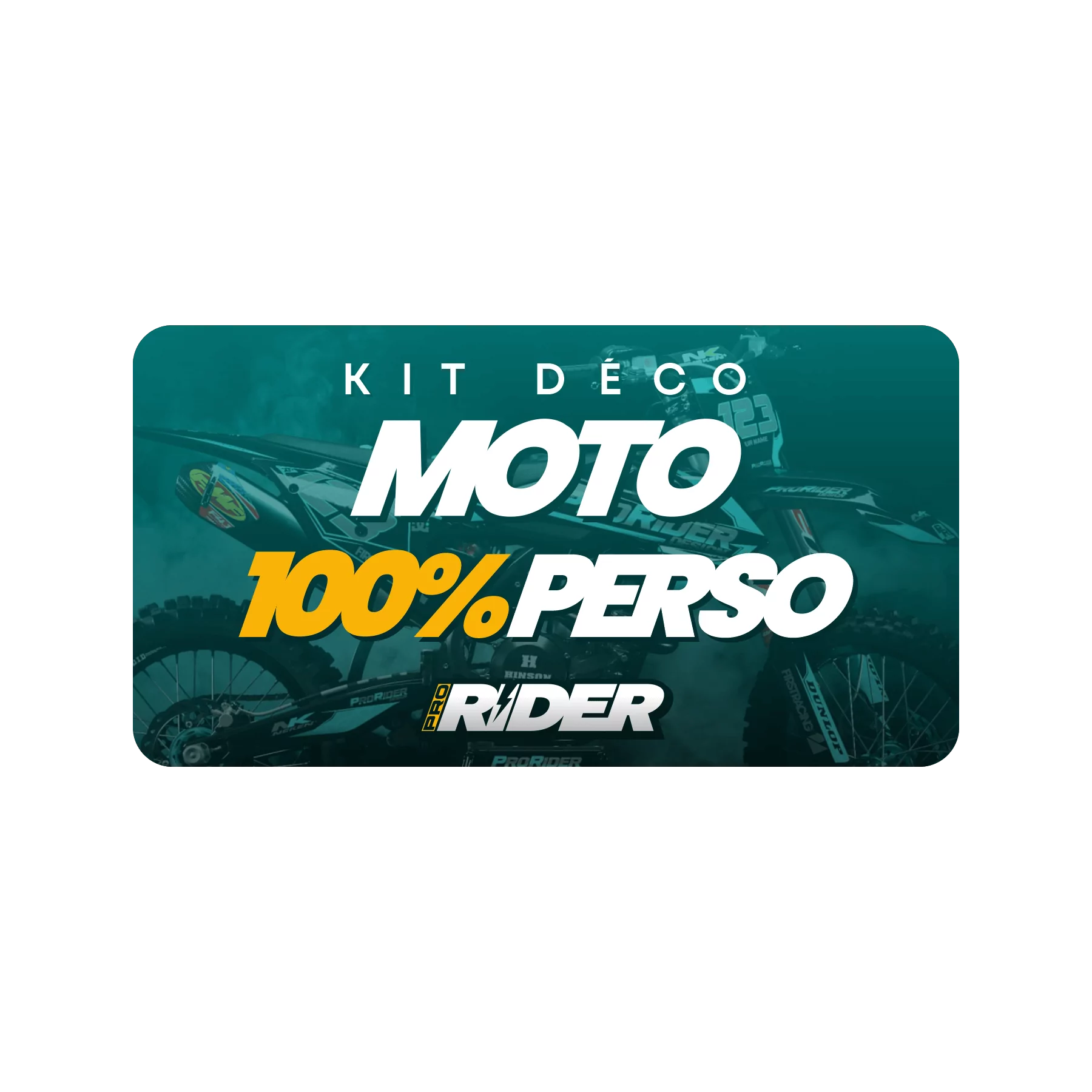Motorcycle graphics KIT DECO 100% CUSTOM MOTOCROSS: Customize Your Machine At Unbeatable Price