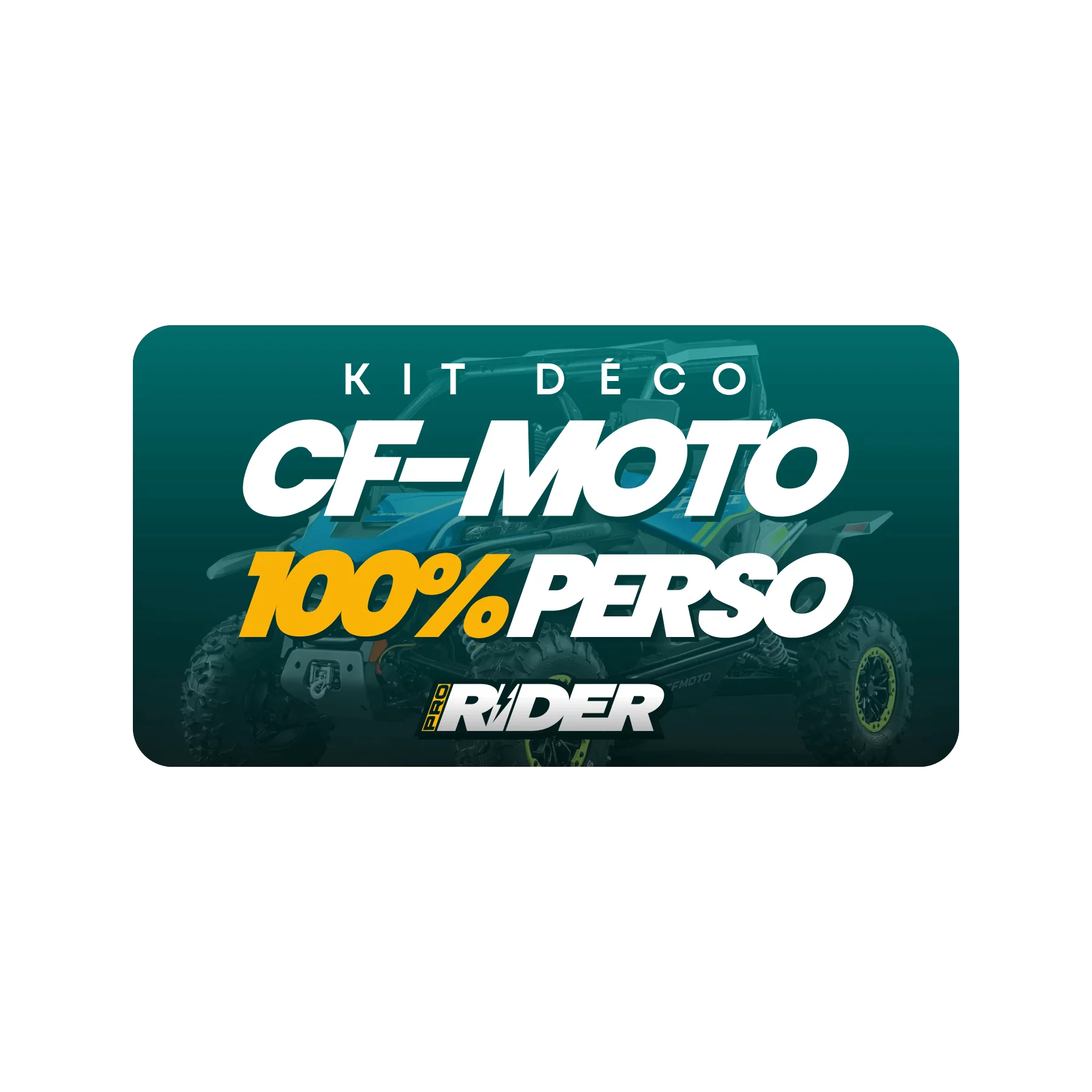 Motorrad-Dekor DEKOR SSV CF-MOTO 100 % PERSO