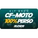 Motorrad-Dekor DEKOR SSV CF-MOTO 100 % PERSO