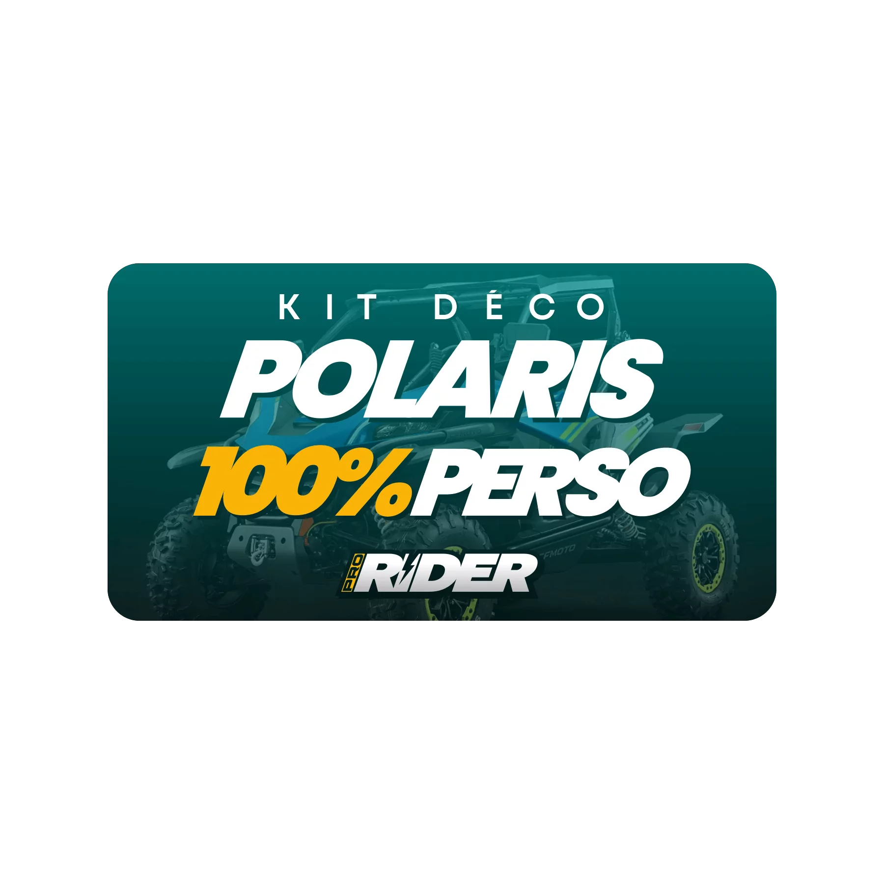 Motorrad-Dekor DEKOR SSV POLARIS 100 % PERSO