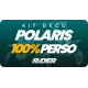 Motorrad-Dekor DEKOR SSV POLARIS 100 % PERSO