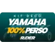 Stickerset motor STICKERSET SSV YAMAHA 100 % PERSO