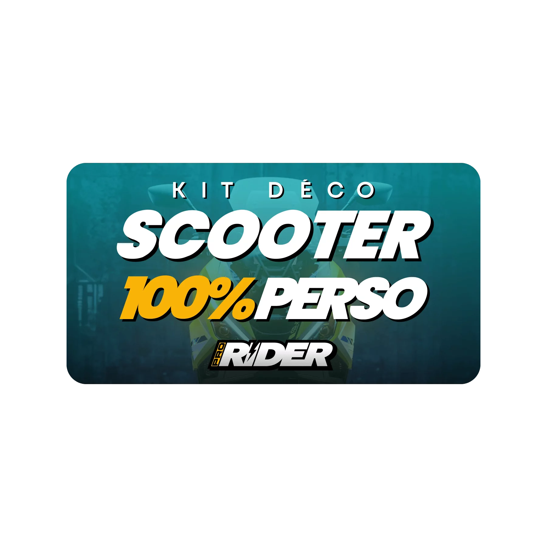 Motorrad-Dekor 100 % INDIVIDUELLES SCOOTER-DEKOR | NACH MASS