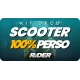 Motorrad-Dekor 100 % INDIVIDUELLES SCOOTER-DEKOR | NACH MASS