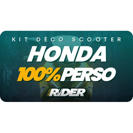 Moto graphics kit GRAPHICS SCOOTER HONDA 100% CUSTOM