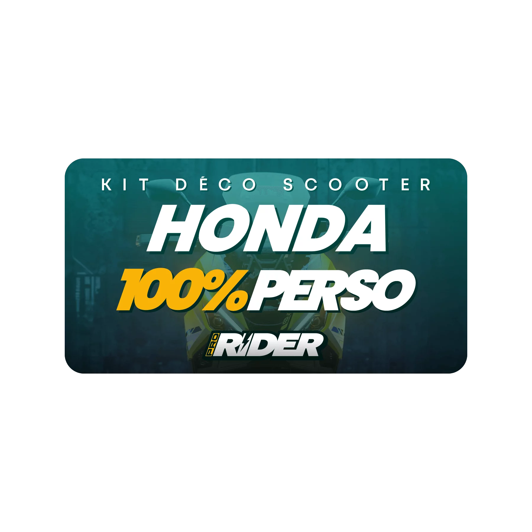 Stickerset motor STICKERSET SCOOTER HONDA 100 % PERSO