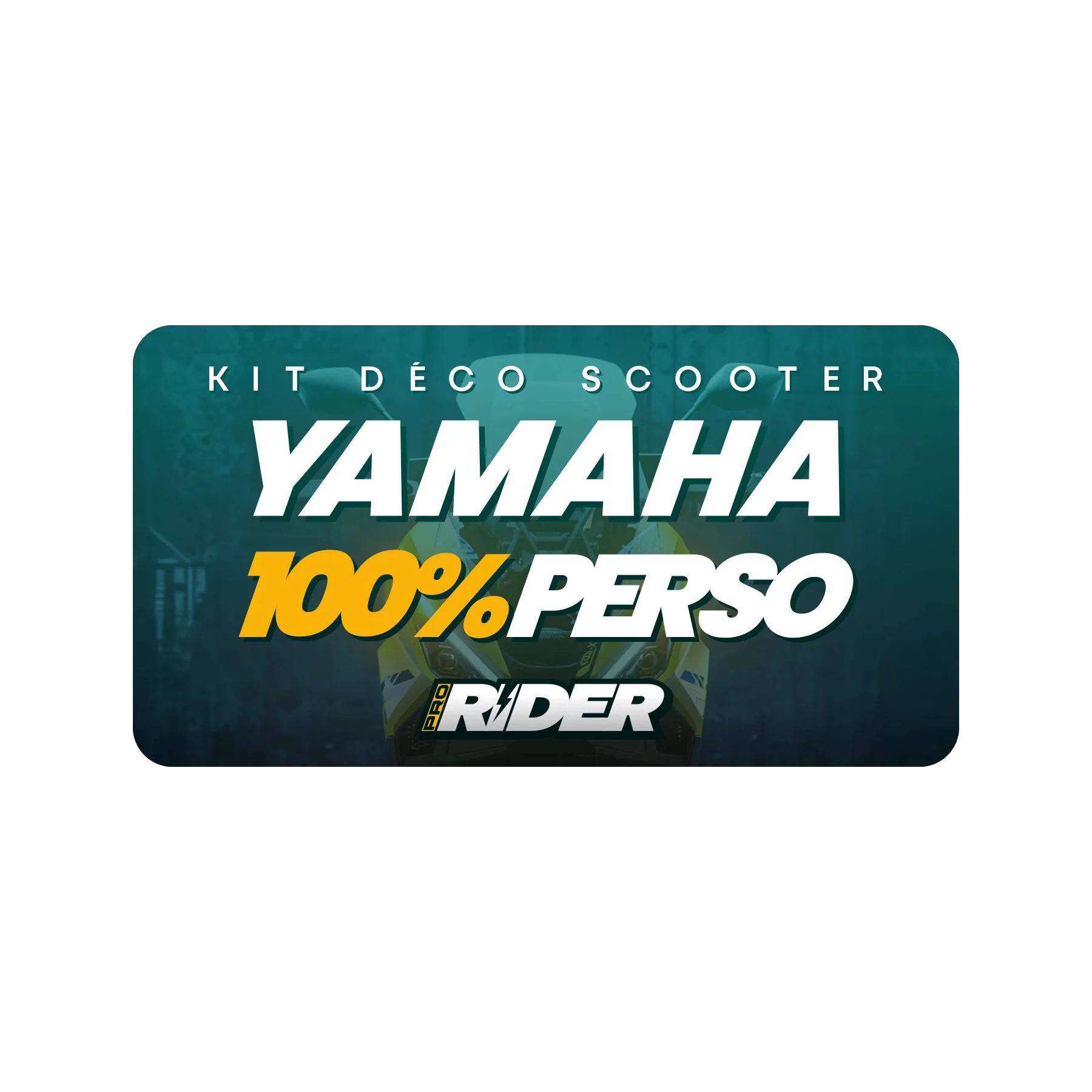 Kit déco moto KIT DÉCO SCOOTER YAMAHA 100 % PERSO