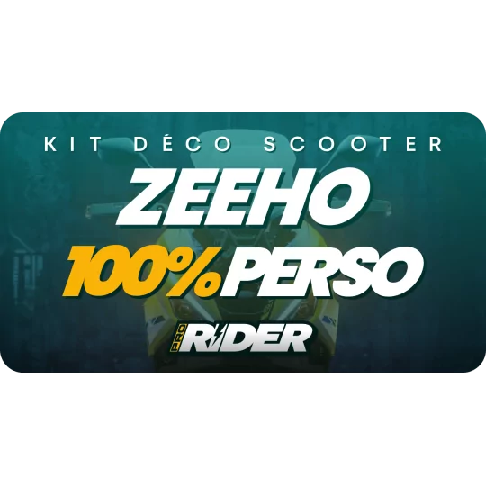 Kit adesivos moto Kit adesivos SCOOTER ZEEHO 100 % PERSONALIZADO