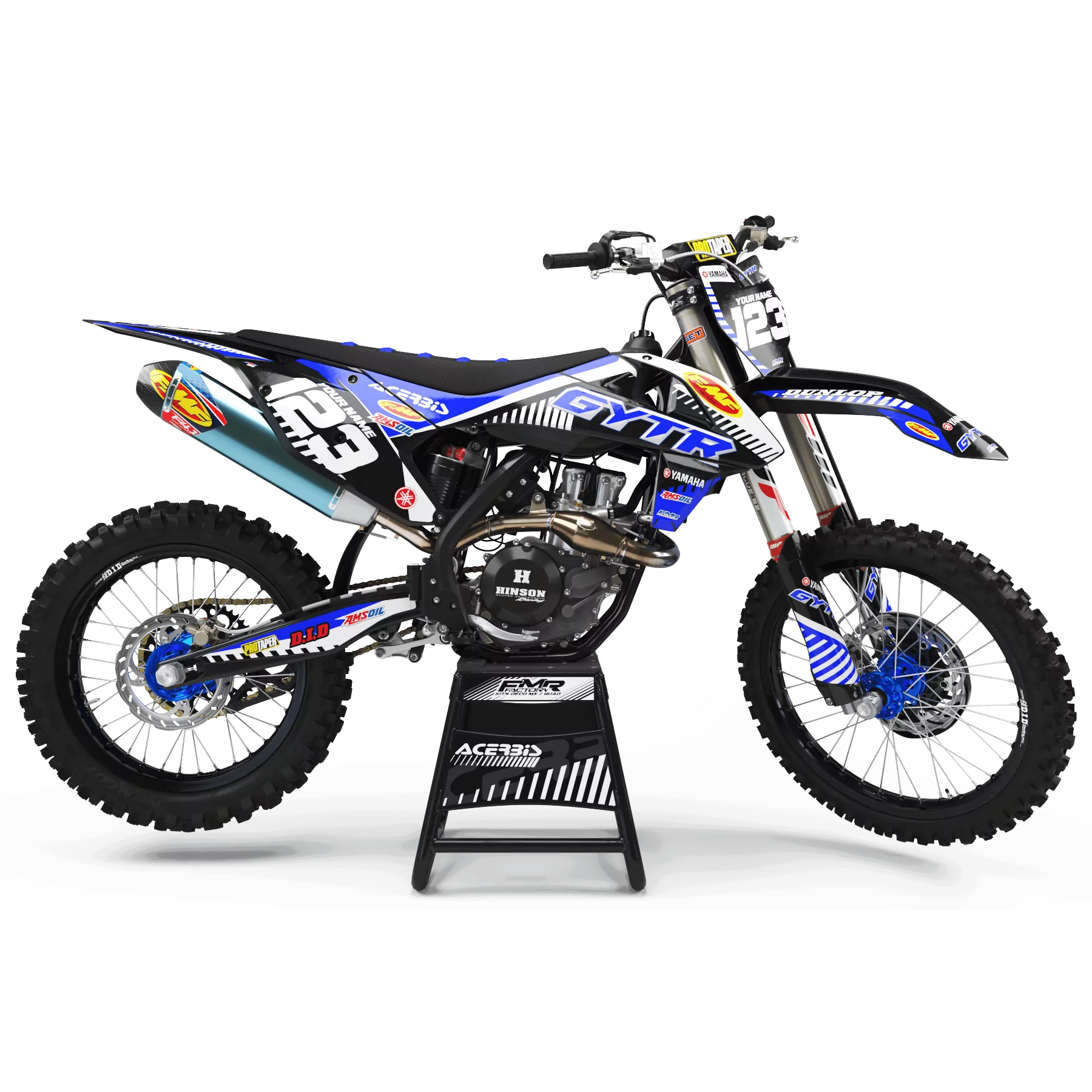 GRAFICHE moto GRAFICHE GRAFICHE MOTOCROSS PERSO GYTR Yamaha (ref:prda12e)
