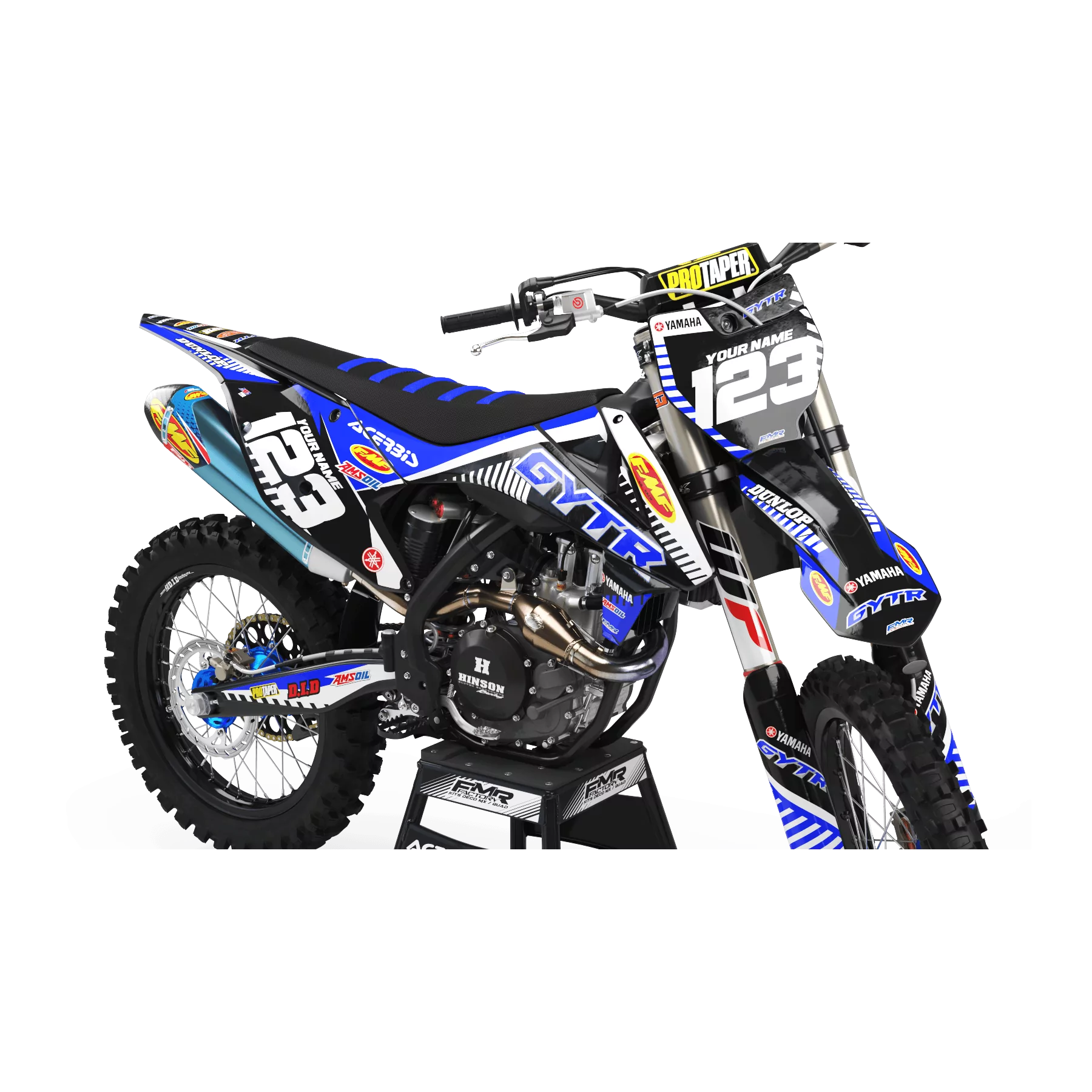 GRAFICHE moto GRAFIHEMOTOCROSS PERSO GYTR Yamaha (ref:prda12e)