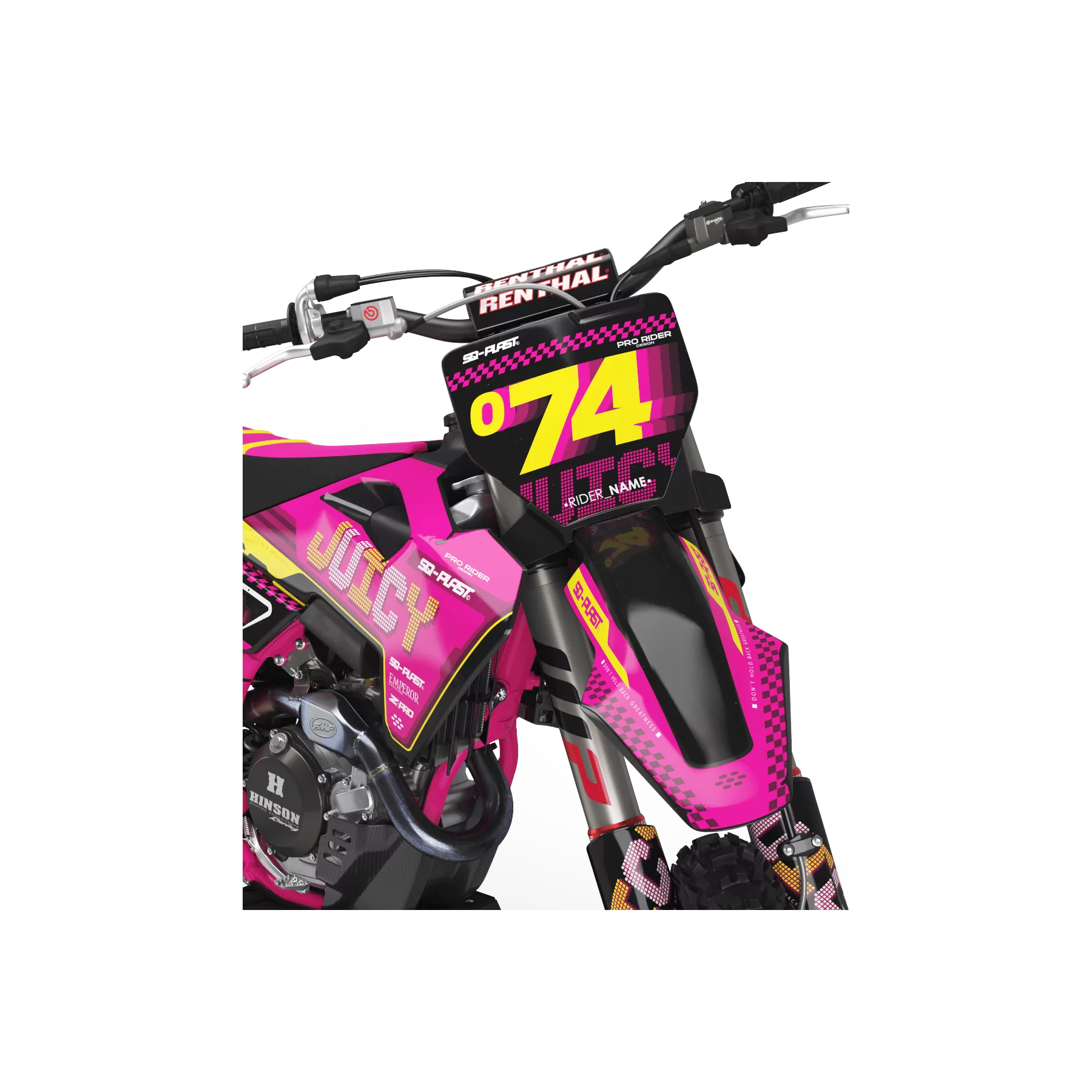 Kit adesivos moto Kit adesivos perso - JUICY