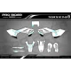 Kit adesivos moto Kit adesivos TC-FC-TE-FE... HUSQVARNA | ORIGINE WHITE