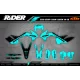 Kit adesivos moto KIT ADESIVOS Motocross PERSO KTM EVS TEAL