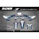 grafiche moto GRAFICHE Motocross HONDA TEAM HRC PROGRESSIVE | BLUE & WHITE