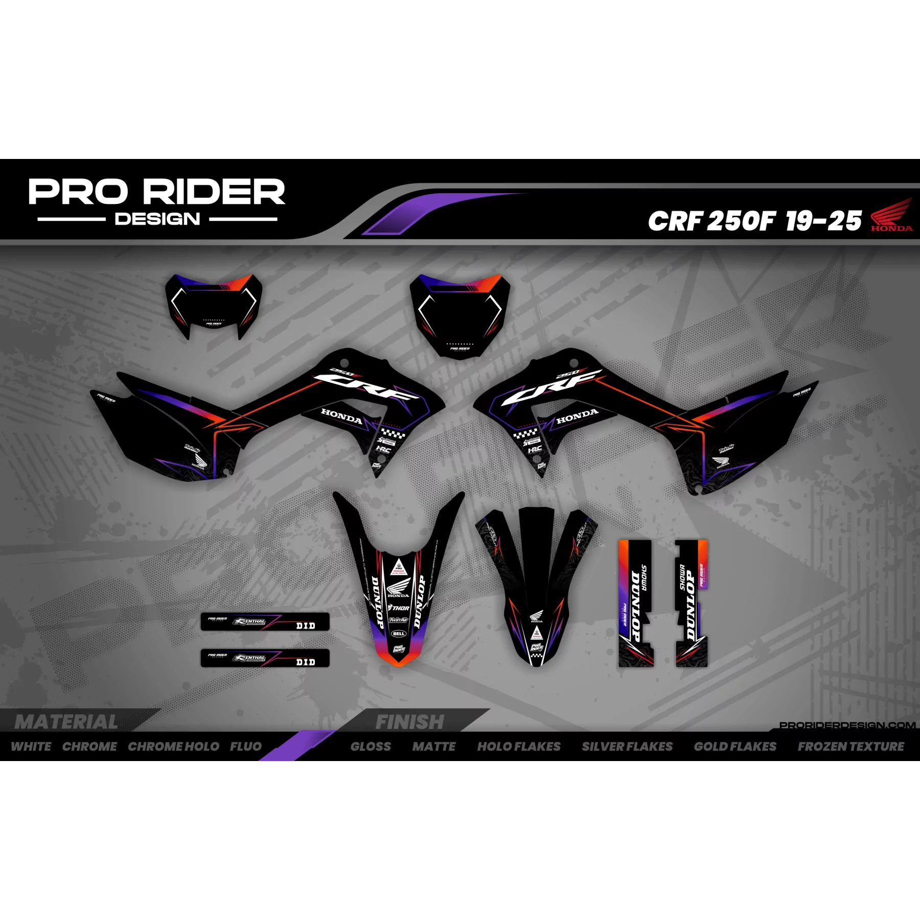 Grafiche moto GRAFICHE Motocross HONDA SKYBOUND GRADIENT