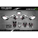 Kit adesivos moto KIT ADESIVOS KAWASAKI ADAPTASI WT