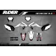 Kit adesivos moto Kit adesivos Motocross perso HONDA MEGA WHITE