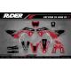 Kit adesivos moto KIT ADESIVOS MOTOCROSS HONDA RED RIPPER
