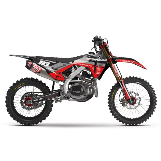 Kit adesivos moto KIT ADESIVOS MOTOCROSS HONDA RED RIPPER