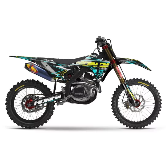 Kit adesivos moto KIT ADESIVOS MOTOCROSS HONDA BOLD EFFECT