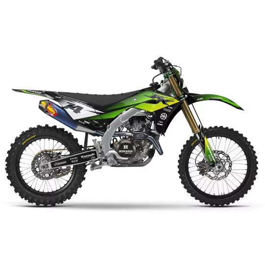 Kit adesivos moto KIT ADESIVOS MOTOCROSS KAWASAKI RACESPEC