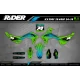 Stickerset moto Stickerset MOTOCROSS KAWASAKI RACESPEC GREEN