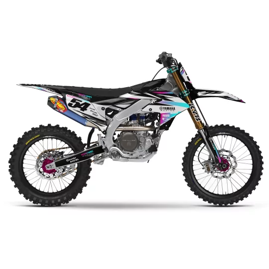 Stickerset moto Stickerset MOTOCROSS YAMAHA YZ/YZF/WRF IMPULSE BLACK