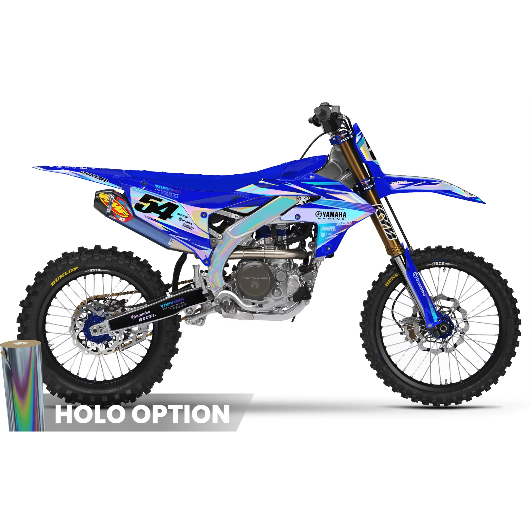 grafiche moto GRAFICHE MOTOCROSS YAMAHA YZ/YZF/WRF IMPULSE BLUE