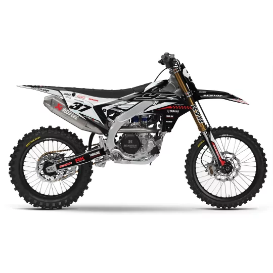 Stickerset motor STICKERSET MOTOCROSS YAMAHA KINETIC BLACK