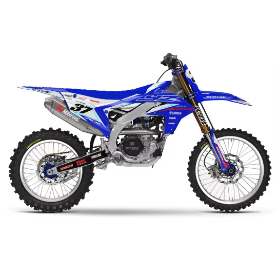 Stickerset motor STICKERSET MOTOCROSS YAMAHA KINETIC BLUE