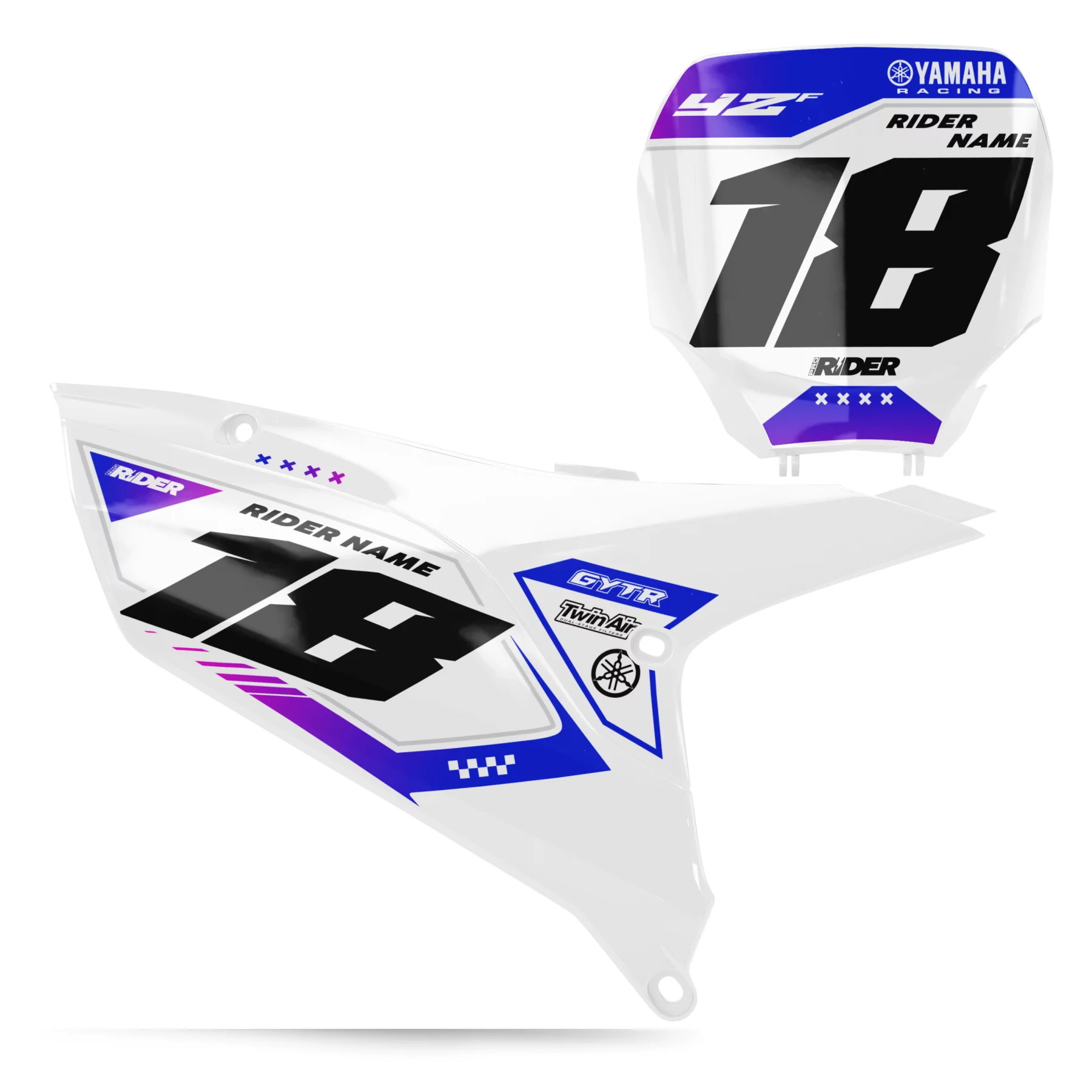 Grafiche moto GRAFICHE FONDINI NUMERO YAMAHA INTENSITY
