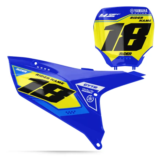 Kit adesivos moto KIT ADESIVOS FUNDOS DE PLACAS YAMAHA PRECISION