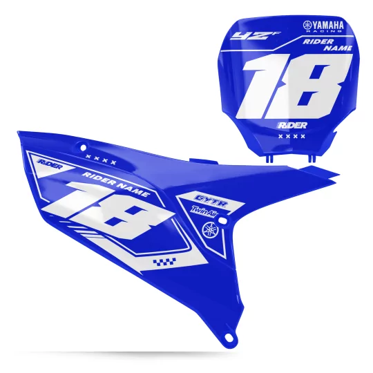 Kit adesivos moto KIT ADESIVOS FUNDOS DE PLACAS YAMAHA IMPACT