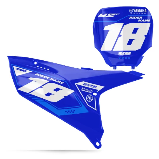 STICKERSET motor STICKERSET FONDS DE PLAQUES YAMAHA FEARLESS
